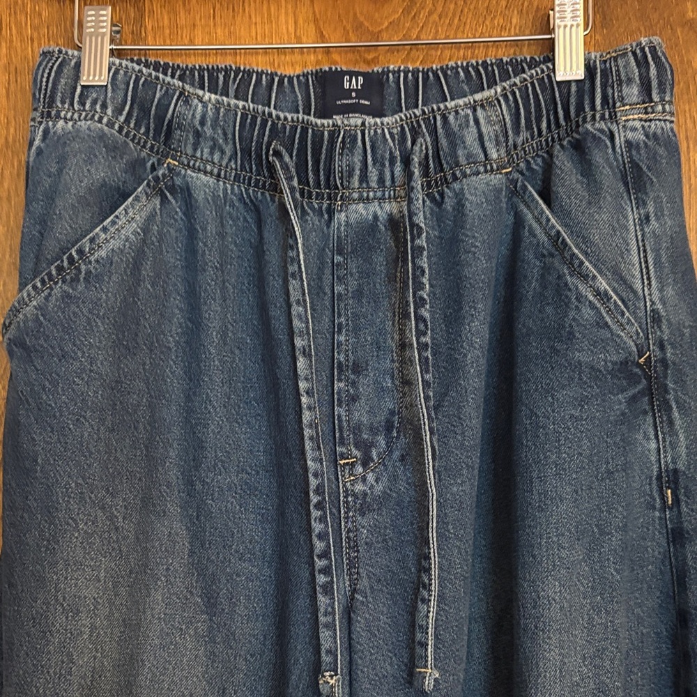 GAP Blue Denim Jogger Pants